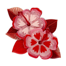 Load image into Gallery viewer, Halcyon Hibiscus Brooch - Erstwilder x Jocelyn Proust