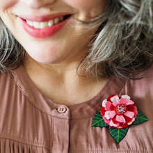 Load image into Gallery viewer, Classic Camellia Brooch - Erstwilder x Jocelyn Proust