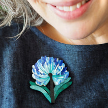 Load image into Gallery viewer, Abundant Agapanthus Brooch - Erstwilder x Jocelyn Proust