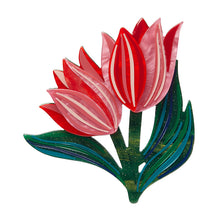 Load image into Gallery viewer, Timeless Tulips Brooch - Erstwilder x Jocelyn Proust