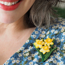 Load image into Gallery viewer, Delightful Daffodils Brooch - Erstwilder x Jocelyn Proust