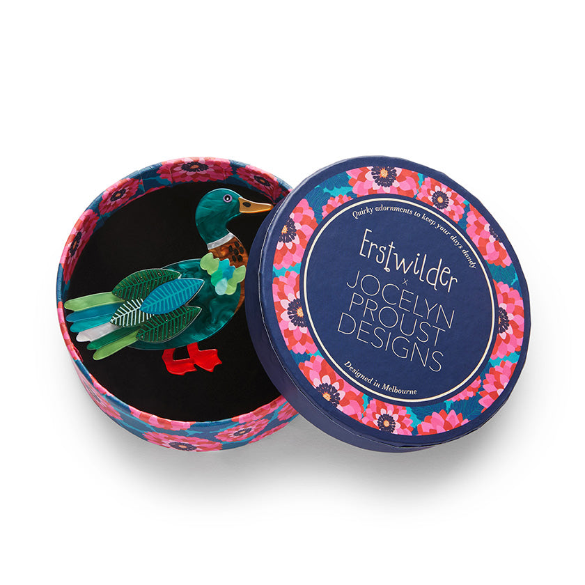 Mighty Mallard Brooch - Erstwilder x Jocelyn Proust