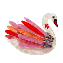 Load image into Gallery viewer, Serene Swan Brooch - Erstwilder x Jocelyn Proust