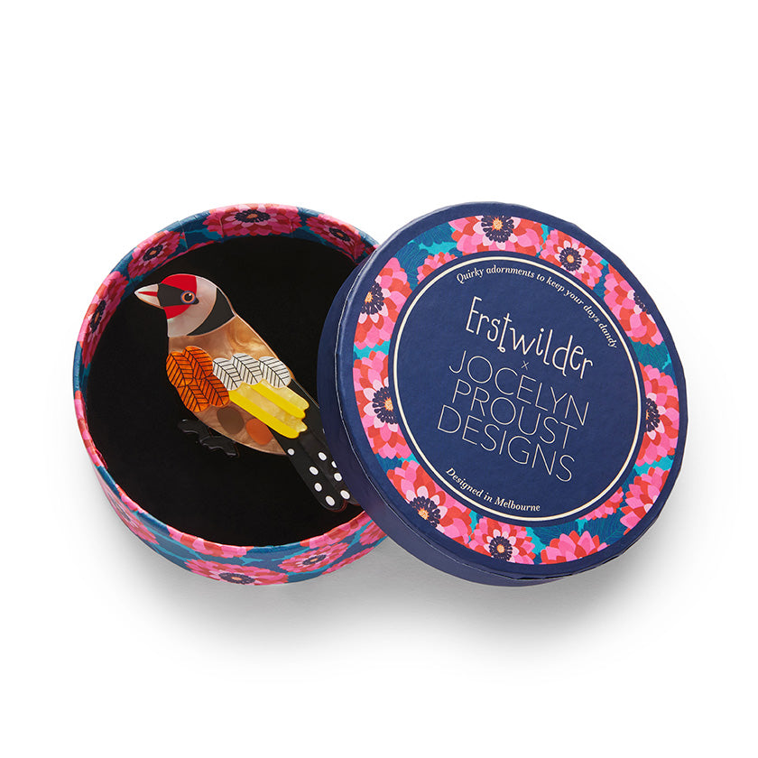 Go for Goldfinch Brooch - Erstwilder x Jocelyn Proust
