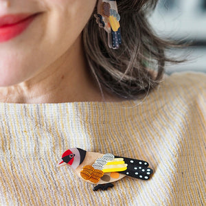 Go for Goldfinch Brooch - Erstwilder x Jocelyn Proust