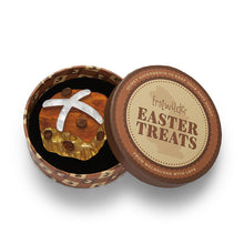 Load image into Gallery viewer, Hot Cross Cravings Brooch - Erstwilder Easter Treats