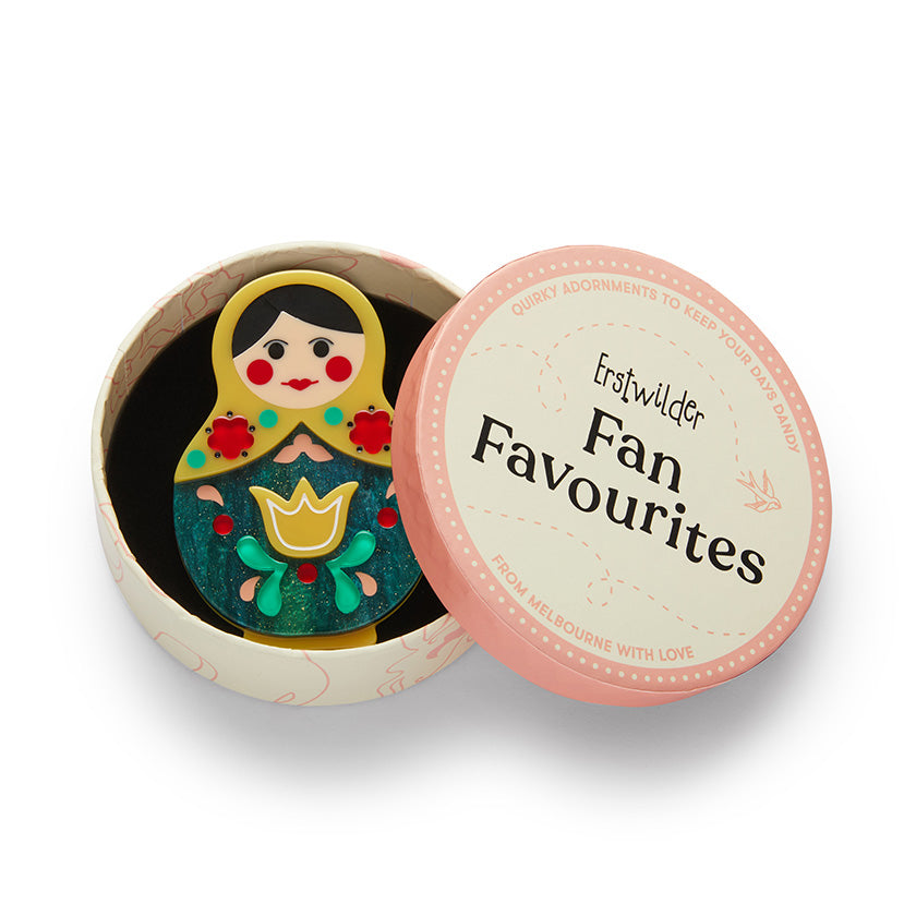 Matryoshka Memories Toy Brooch - Erstwilder Fan Favourites 2025