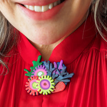 Load image into Gallery viewer, Deep Reef Corals Brooch - Erstwilder Great Barrier Reef