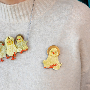 The Yoga Chick Brooch - Erstwilder x Lucia Heffernan