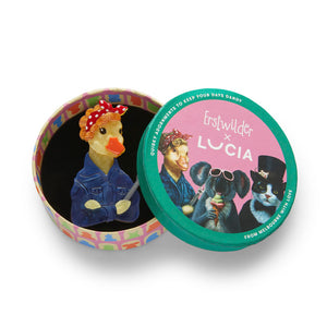 The Diligent Duck Brooch - Erstwilder x Lucia Heffernan