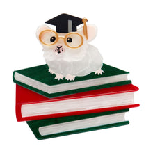 Load image into Gallery viewer, The Valedictorian Mouse Brooch - Erstwilder x Lucia Heffernan
