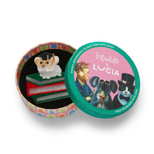 Load image into Gallery viewer, The Valedictorian Mouse Brooch - Erstwilder x Lucia Heffernan