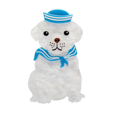 Load image into Gallery viewer, The Sailor Pup Brooch - Erstwilder x Lucia Heffernan