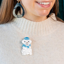 Load image into Gallery viewer, The Sailor Pup Brooch - Erstwilder x Lucia Heffernan