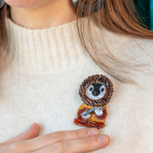 Load image into Gallery viewer, The Resourceful Penguin Brooch - Erstwilder x Lucia Heffernan