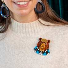 Load image into Gallery viewer, The Elder Bear Brooch - Erstwilder x Lucia Heffernan