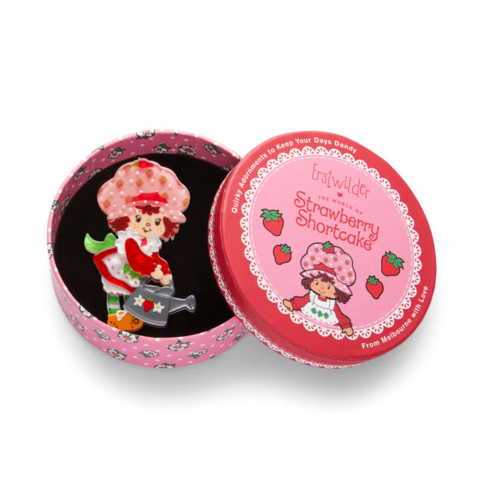 Strawberry Gardening Brooch - Erstwilder x Strawberry Shortcake