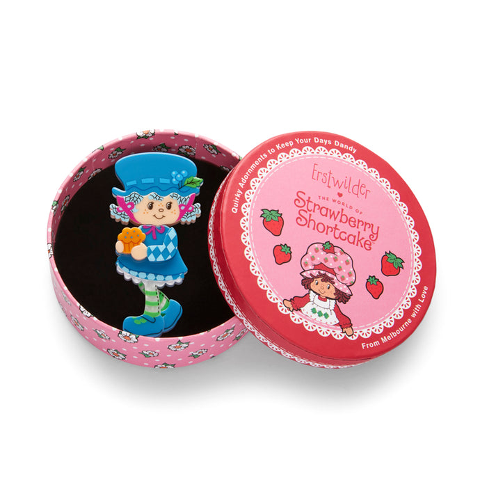 Blueberry Muffin Brooch - Erstwilder x Strawberry Shortcake