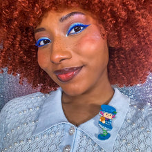 Load image into Gallery viewer, Blueberry Muffin Brooch - Erstwilder x Strawberry Shortcake