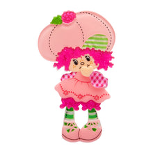 Load image into Gallery viewer, Raspberry Tart Brooch - Erstwilder x Strawberry Shortcake