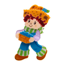 Load image into Gallery viewer, Huckleberry Pie Brooch - Erstwilder x Strawberry Shortcake