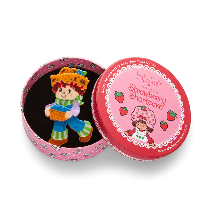 Huckleberry Pie Brooch - Erstwilder x Strawberry Shortcake