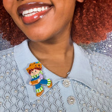 Load image into Gallery viewer, Huckleberry Pie Brooch - Erstwilder x Strawberry Shortcake