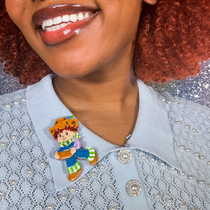 Huckleberry Pie Brooch - Erstwilder x Strawberry Shortcake