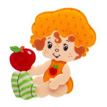 Load image into Gallery viewer, Apple Dumplin’ Brooch - Erstwilder x Strawberry Shortcake
