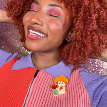 Load image into Gallery viewer, Apple Dumplin’ Brooch - Erstwilder x Strawberry Shortcake