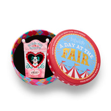Load image into Gallery viewer, Free Kisses Brooch - Erstwilder A Day At The Fair