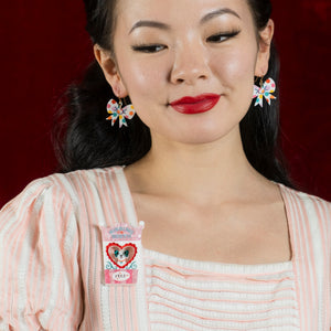 Free Kisses Brooch - Erstwilder A Day At The Fair