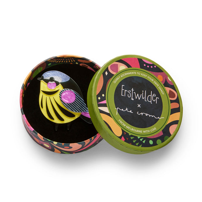 BONUS GWP The Melodious Magnolia Warbler Brooch - Erstwilder x Pete Cromer North America