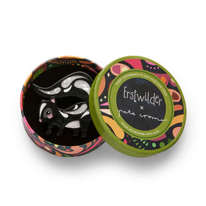 The Sassy Skunk Brooch - Erstwilder x Pete Cromer North America