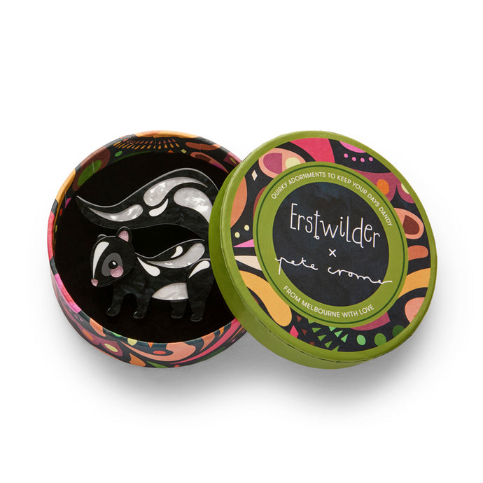 The Sassy Skunk Brooch - Erstwilder x Pete Cromer North America