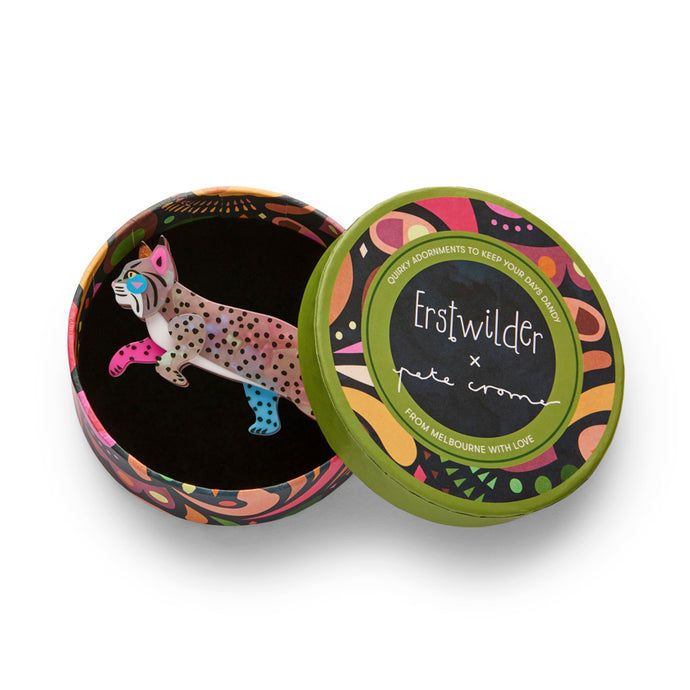 The Bohemian Bobcat Brooch - Erstwilder x Pete Cromer North America