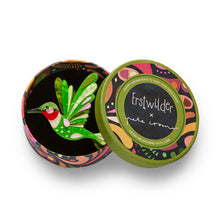 Load image into Gallery viewer, The Riveting Ruby-Throated Hummingbird Brooch - Erstwilder x Pete Cromer North America