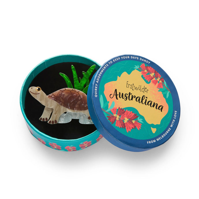 Rheo the River Turtle Brooch - Erstwilder Australiana 2025