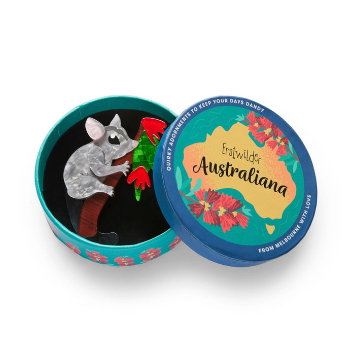 Penny the Possum Brooch - Erstwilder Australiana 2025