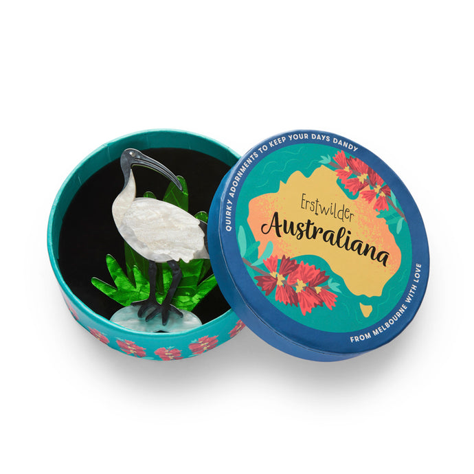 Izzy the Ibis Brooch - Erstwilder Australiana 2025