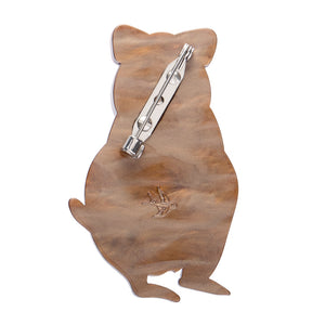 Quinn the Quokka Brooch - Erstwilder Australiana 2025