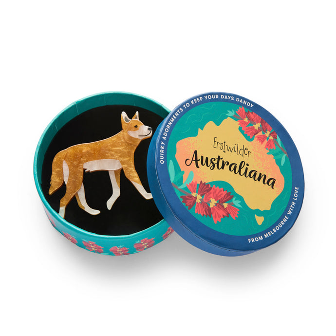 Dave the Dingo Brooch - Erstwilder Australiana 2025