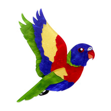Load image into Gallery viewer, Lulu the Lorikeet Brooch - Erstwilder Australiana 2025