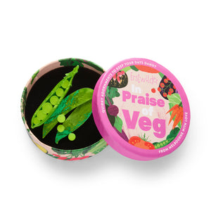 Peas Please Brooch - Erstwilder In Praise Of Veg