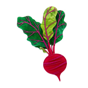 Beet the Odds Brooch - Erstwilder In Praise Of Veg