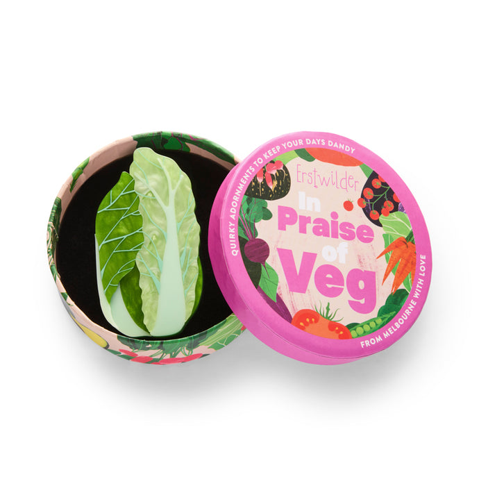 Cabbage Patch Brooch - Erstwilder In Praise Of Veg