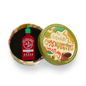 Turn Up the Heat Brooch - Erstwilder Condiments