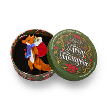 Load image into Gallery viewer, Freddy the Fox Brooch - Erstwilder Merry Menagerie