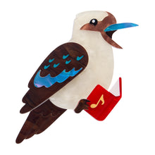 Load image into Gallery viewer, Kip the Kookaburra Brooch - Erstwilder Merry Menagerie