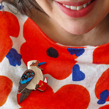 Load image into Gallery viewer, Kip the Kookaburra Brooch - Erstwilder Merry Menagerie